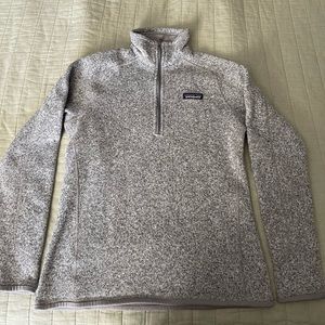 Patagonia Fleece 1/4 zip, Small, Grey Marble Pullover